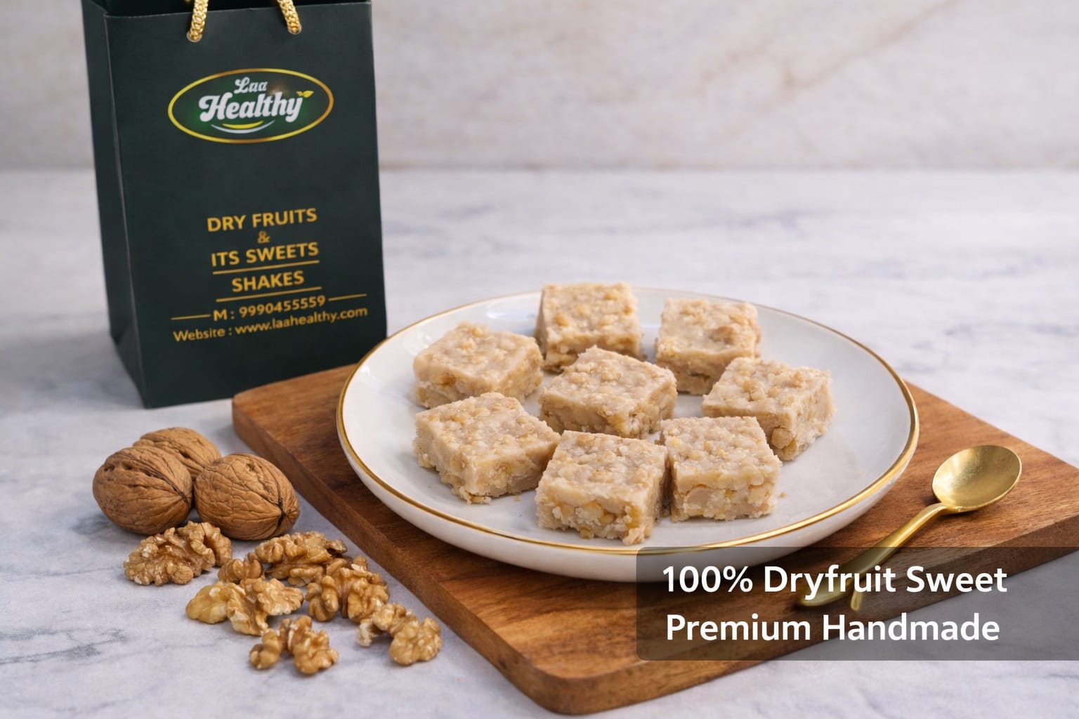 Walnut Royal – Premium Dry Fruit Sweet Online | Laa Healthy