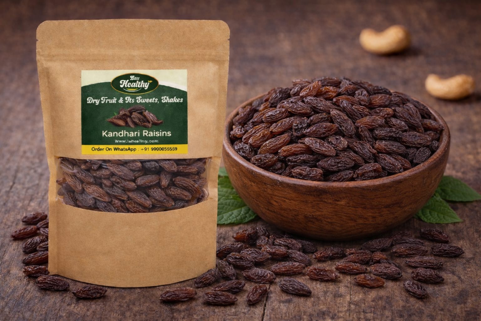 Kandhari Raisins – Premium Golden Dry Fruits | Laa Healthy