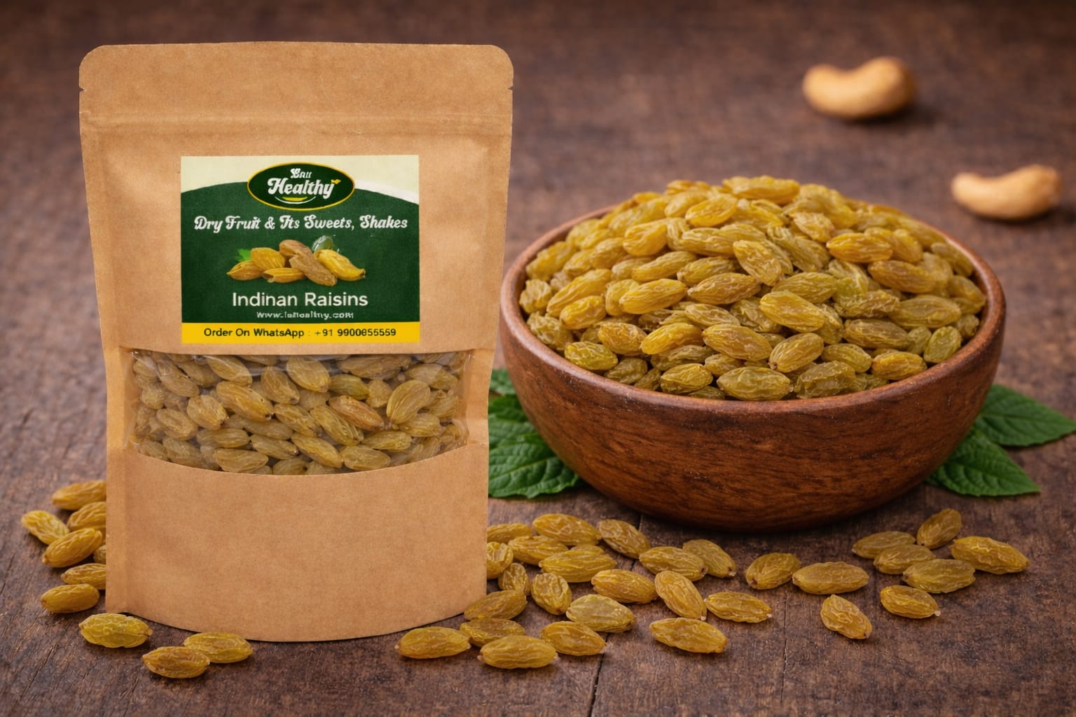 Indian Raisins – Premium Golden Dry Fruits | Laa Healthy