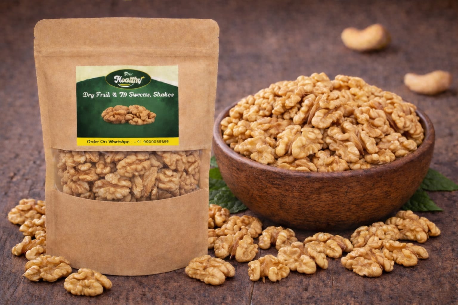 Walnut Giri Chile – Premium Handpicked Walnuts | Laa Healthy Dry Fruits