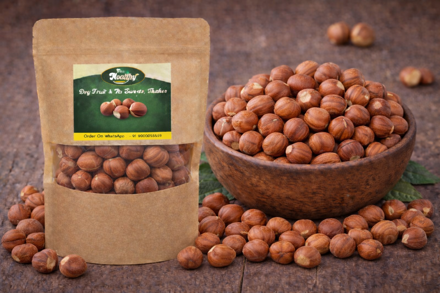 Hazelnut – Premium Whole Turkish Hazelnuts | Laa Healthy Dry Fruits