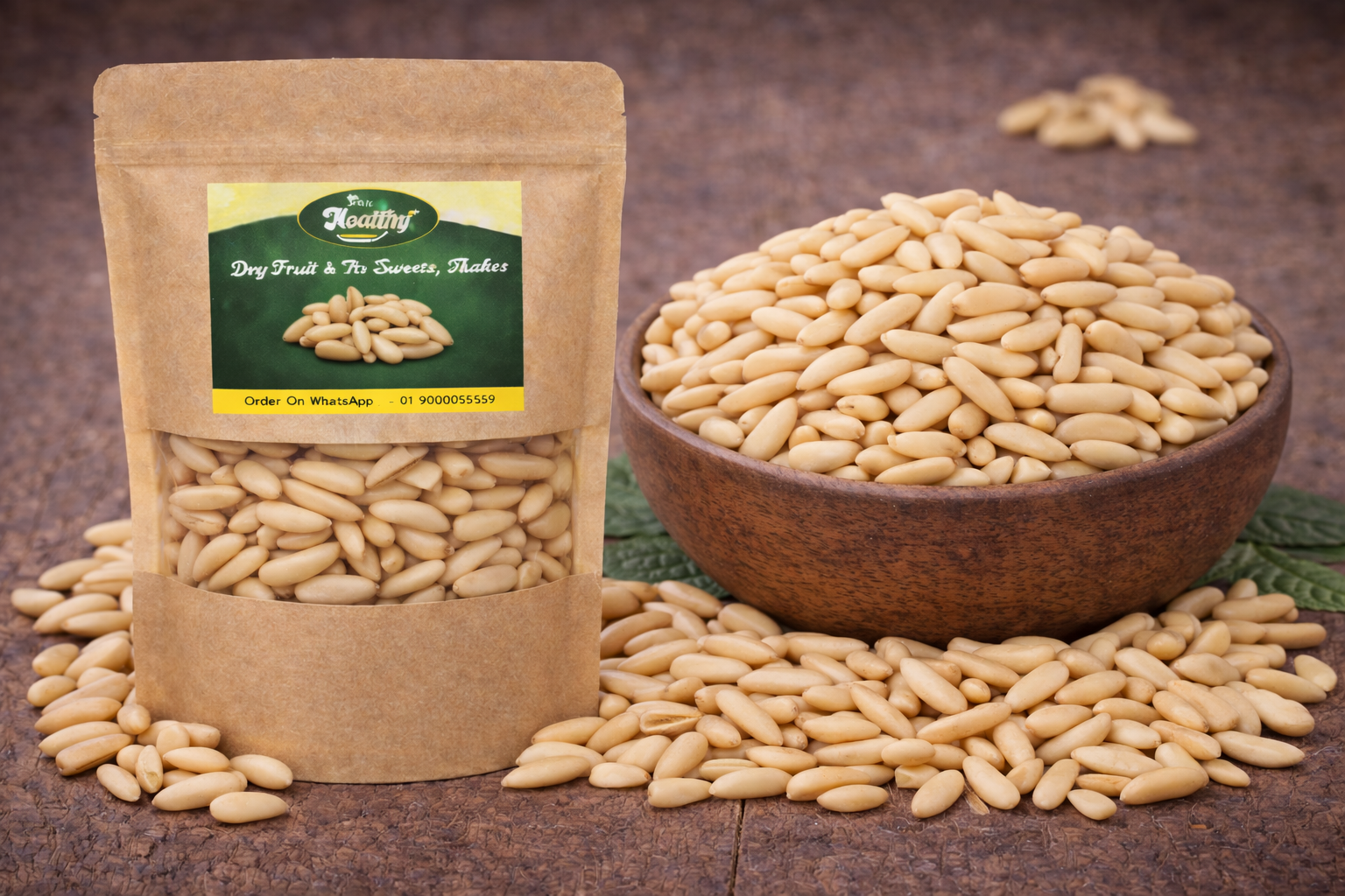 Pinenut Chilgoza – Premium Afghani Pine Nuts | Laa Healthy Dry Fruits