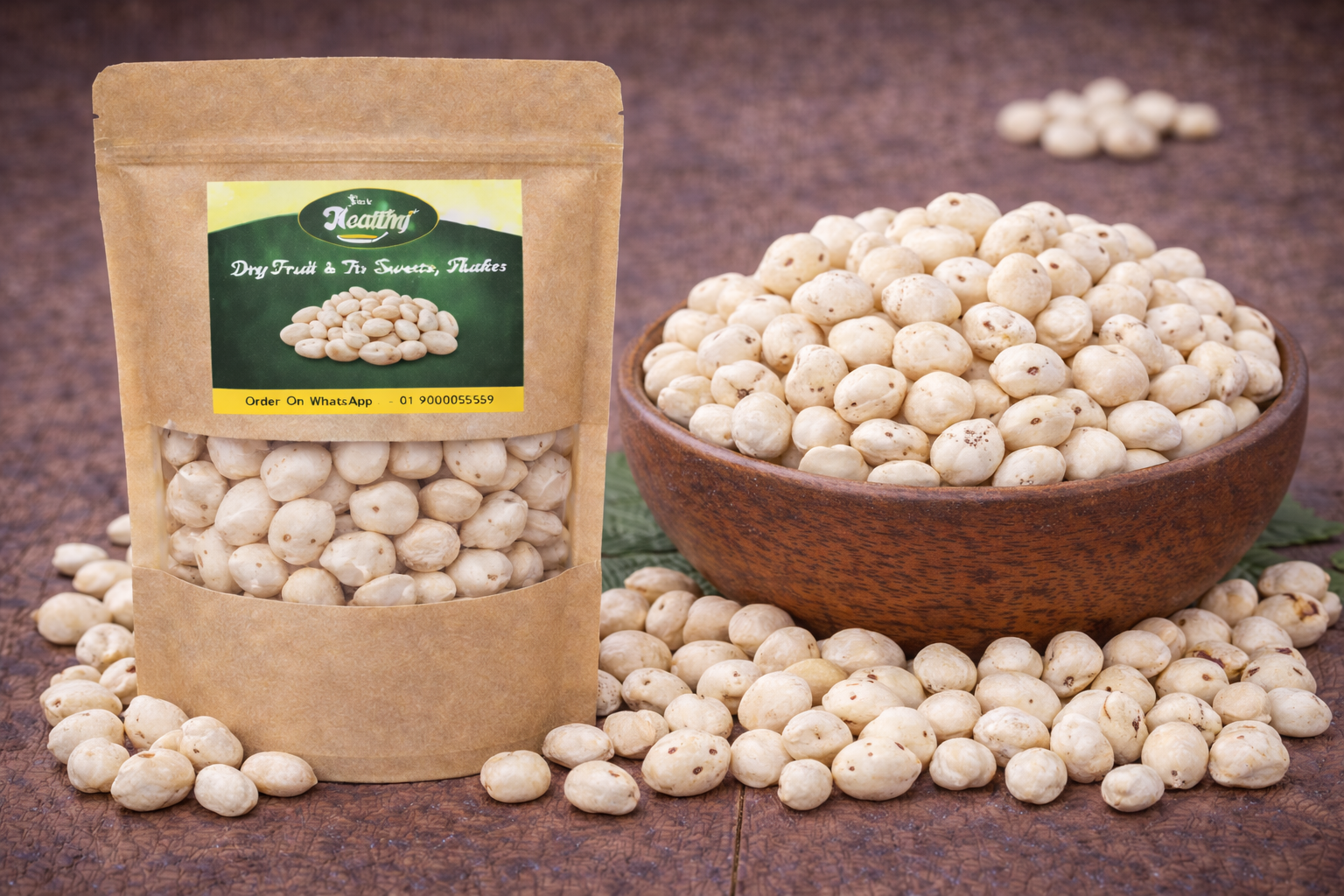 Savor the light, crunchy goodness of Makhana Plain from Laa Healthy, carefully sourced and roasted to perfection. These premium fox nuts are naturally nutritious, rich in protein, calcium, and antioxidants, making them an ideal snack for energy, weight ma