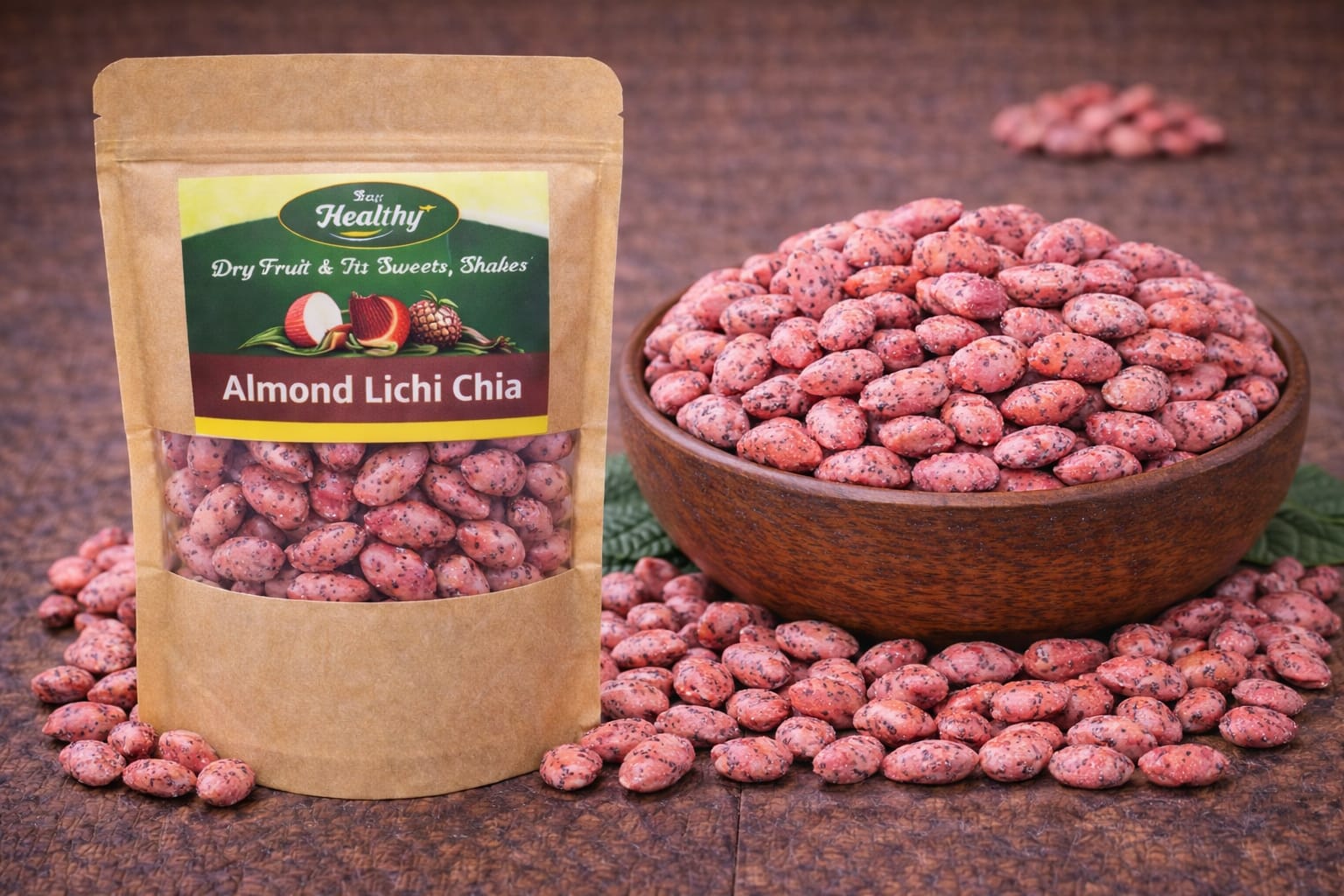 Almond Lichi Chia